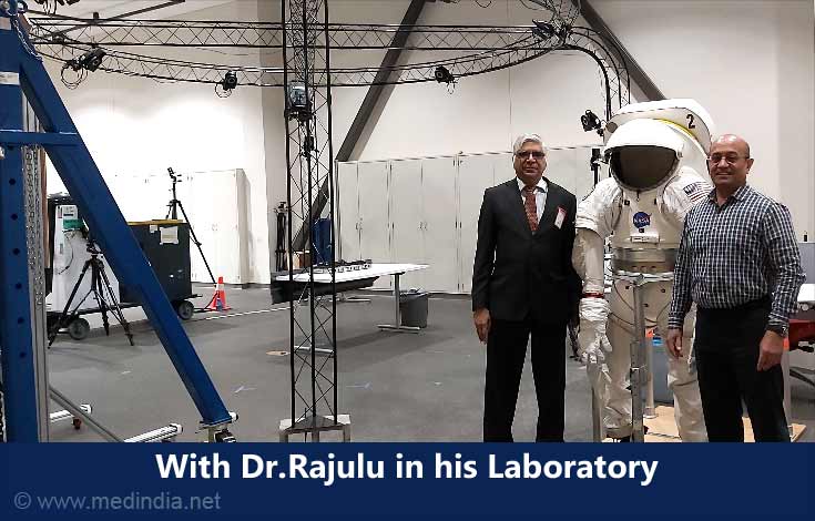 Dr Rajulu his Laboratory Dr Rajulu his Laboratory
