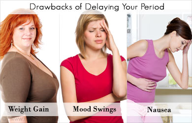 Drawbacks of Delaying Your Period Drawbacks of Delaying Your Period