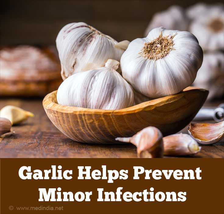Garlic Prevents Infections Garlic Prevents Infections