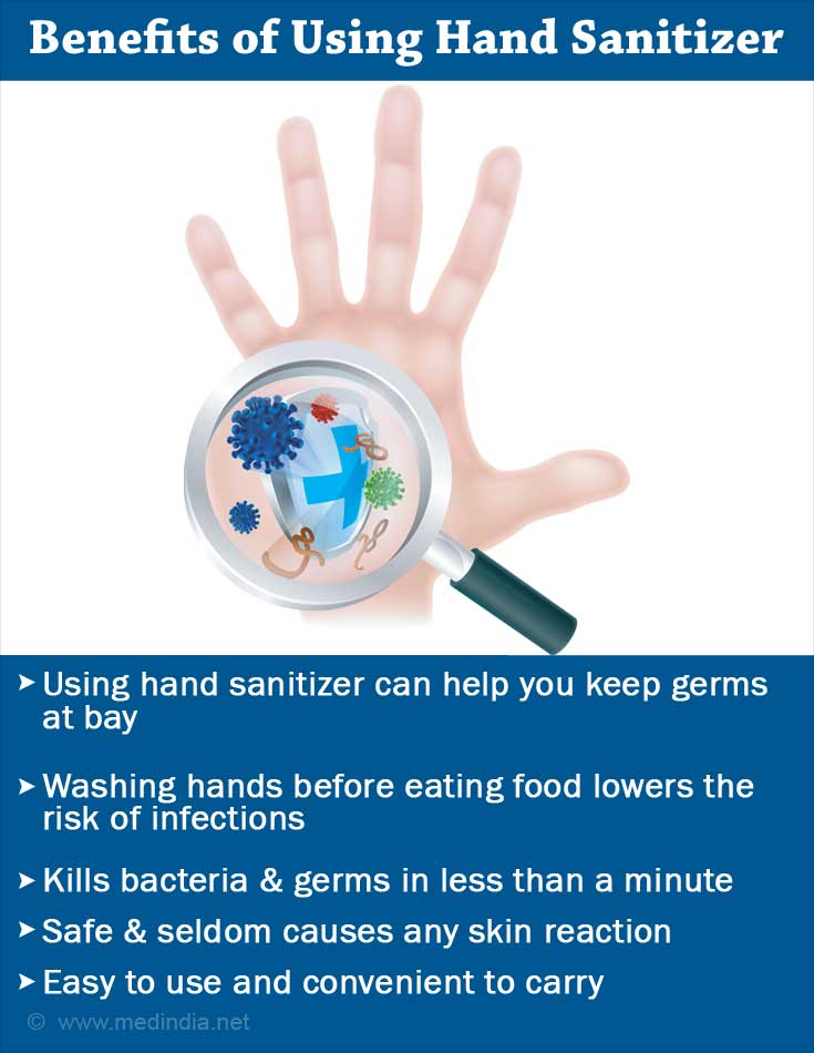 Hand Sanitizer Reduces Infection Risk Hand Sanitizer Reduces Infection Risk