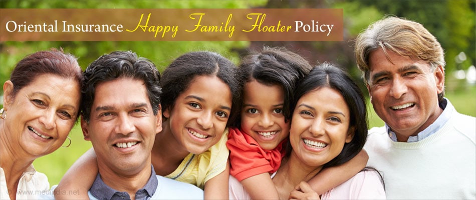 Oriental Insurance Happy Family Floater Policy Premium Chart