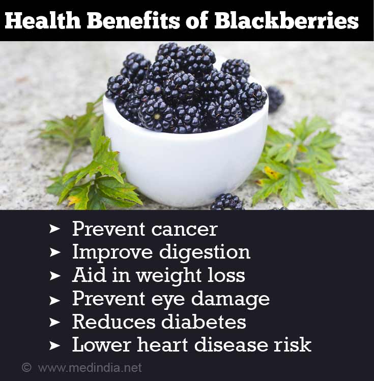 Health Benefits Of Blackberries