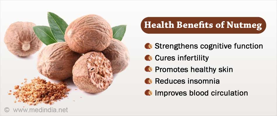 Amazing Health Benefits Of Nutmeg - Health Tips, Recipes