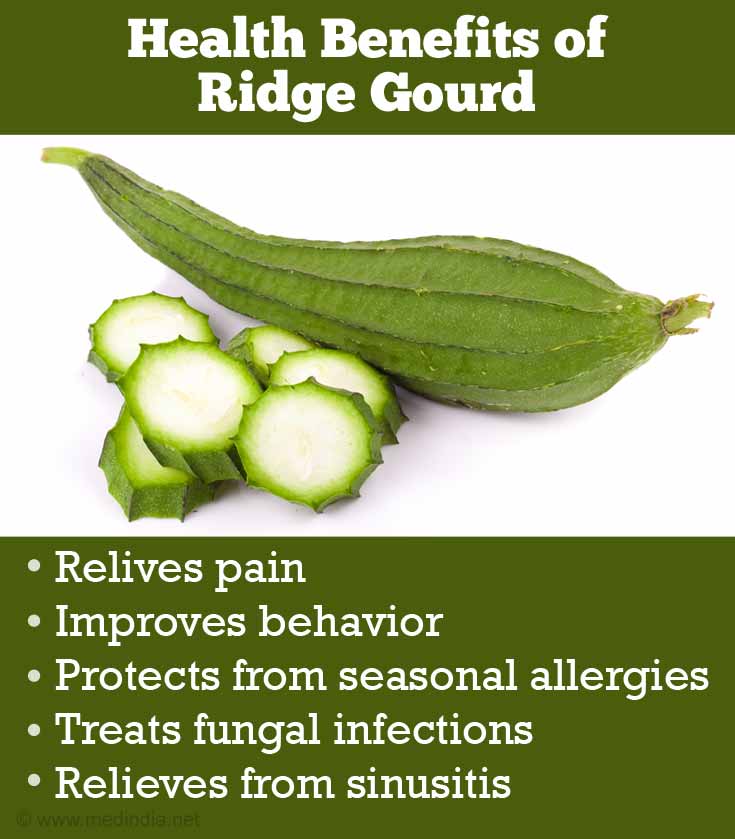 Health Benefits Of Ridge Gourd