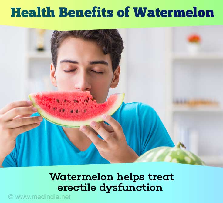 Watermelon helps Treat Erectile Dysfunction Watermelon helps Treat Erectile Dysfunction