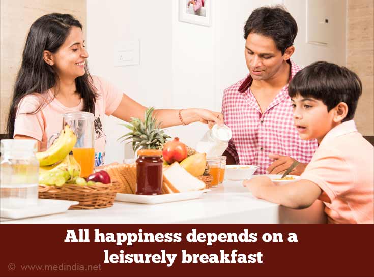 All Happiness depends on a Leisurely Breakfast All Happiness depends on a Leisurely Breakfast