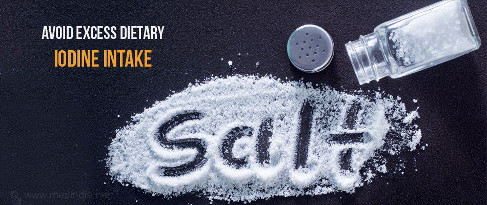 Limit Your Dietary Iodine Intake Limit Your Dietary Iodine Intake