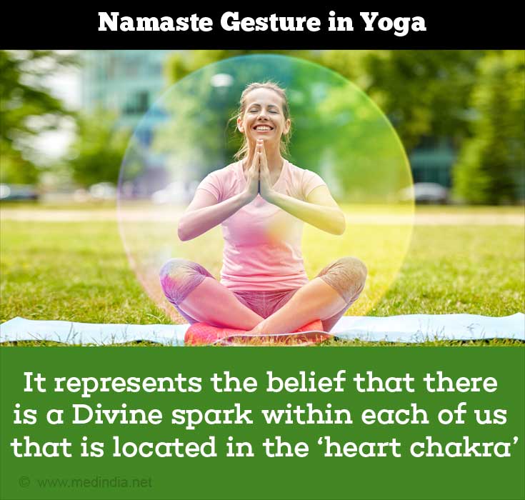 Namaste Gesture in Yoga