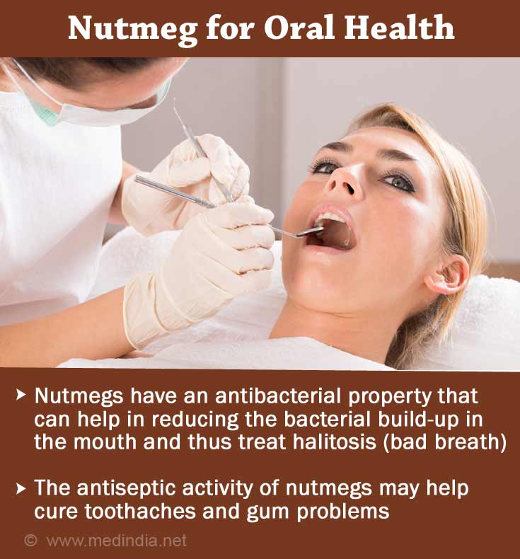Nutmeg Cures Toothaches & Gum Problems Nutmeg Cures Toothaches & Gum Problems