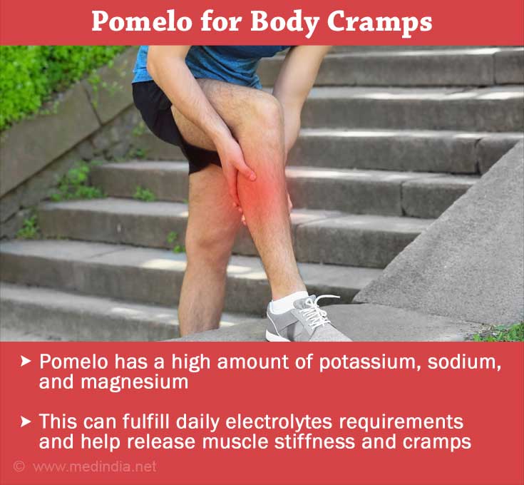 Pomelo Prevents Body Cramps Pomelo Prevents Body Cramps
