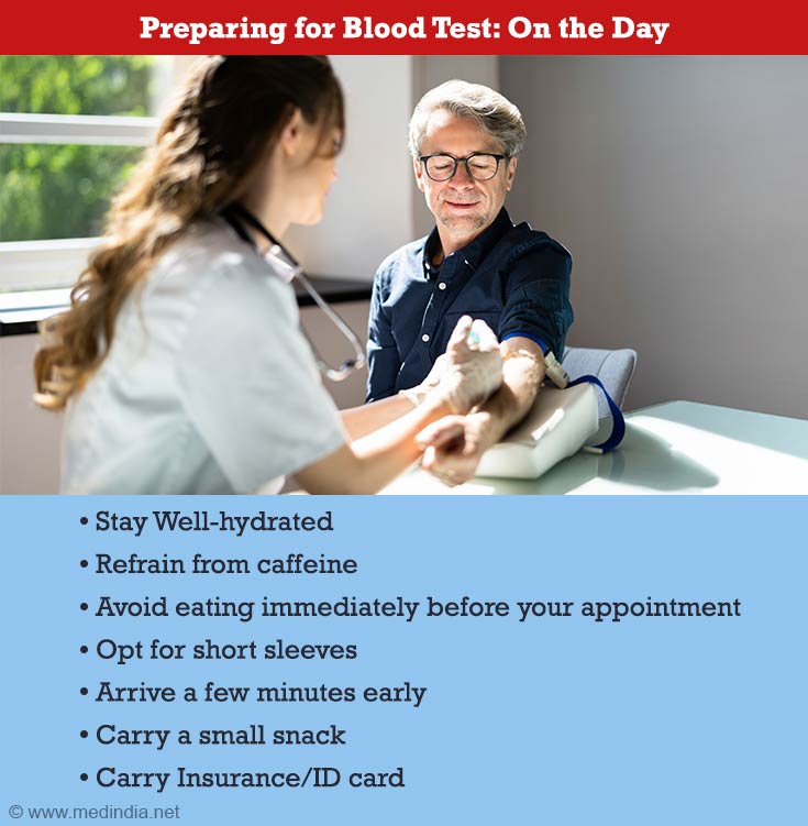 Preparing for Blood Test: On the Day Preparing for Blood Test: On the Day