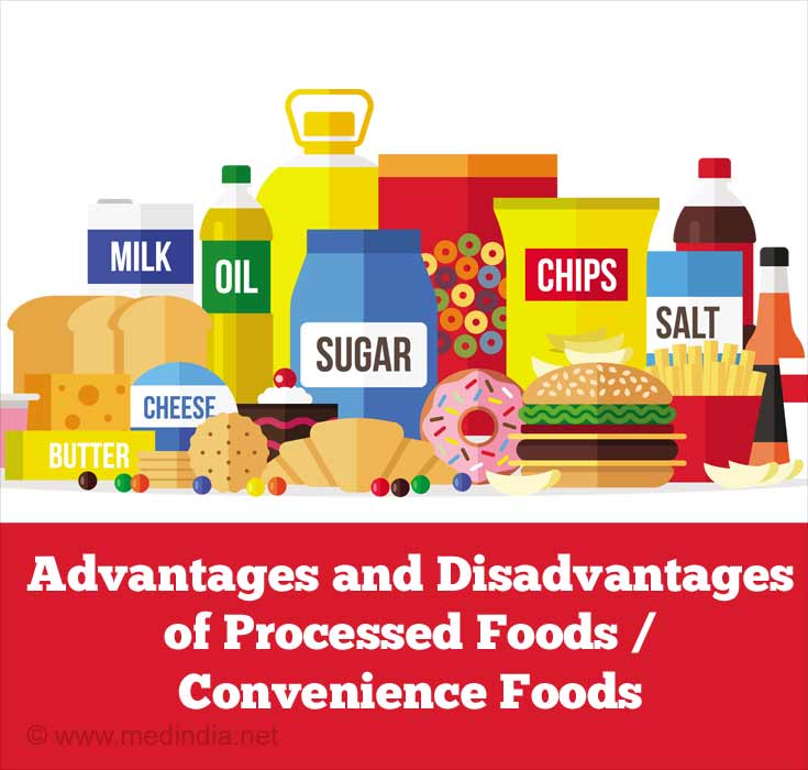 Advantages and Disadvantages of Processed Foods / Convenience Foods