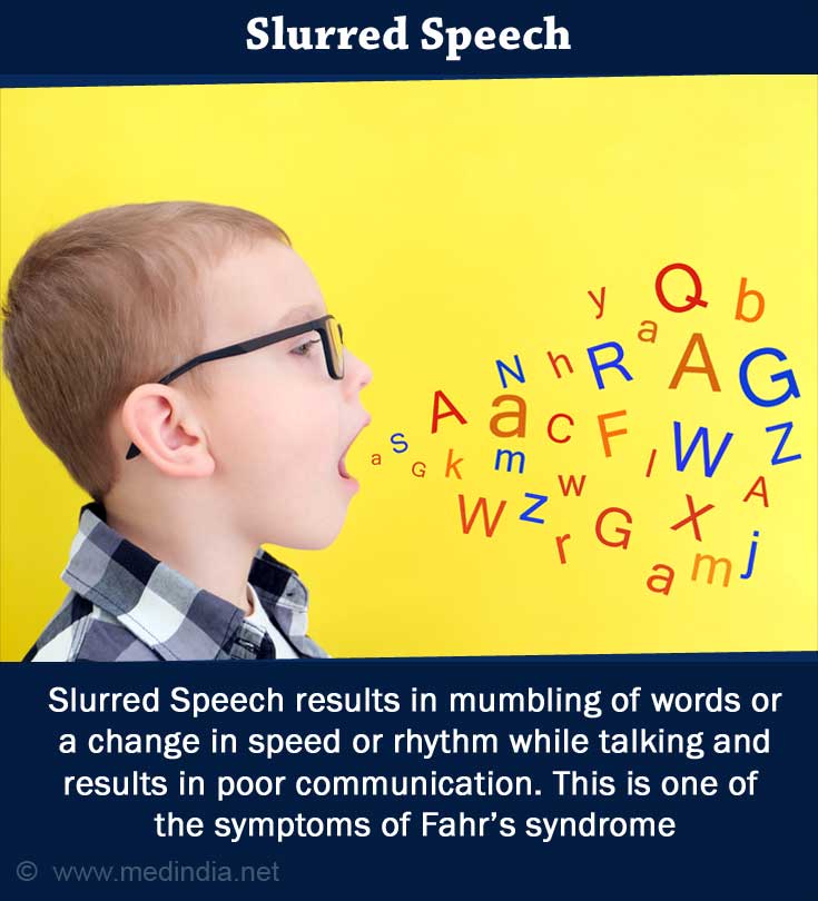 is slurred speech a sign of anxiety
