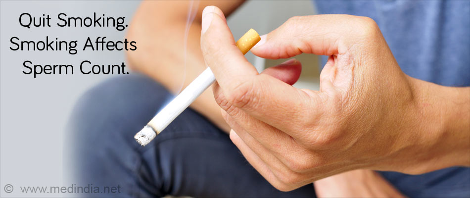 Quit Smoking. Smoking Affects Sperm Count Quit Smoking. Smoking Affects Sperm Count