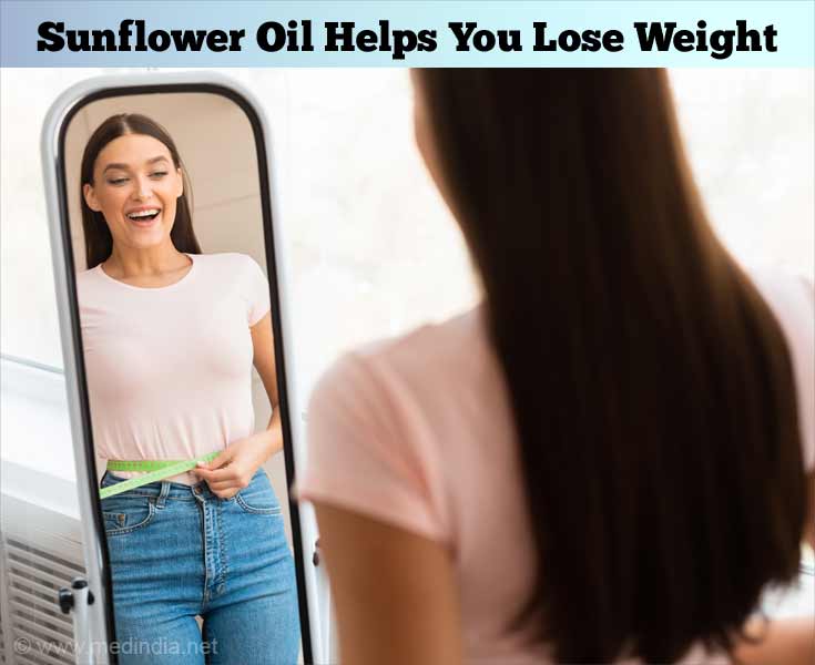 Sunflower Oil Aid in Weight Loss Sunflower Oil Aid in Weight Loss