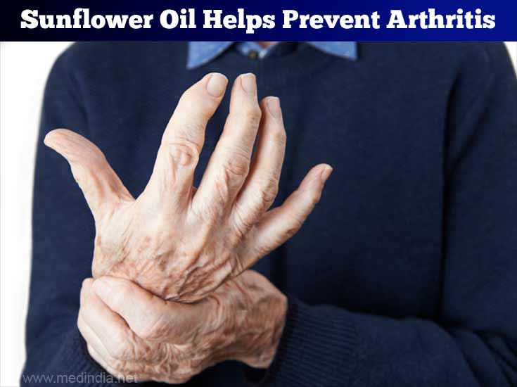 Sunflower Seed Oil Helps Prevent Arthritis Sunflower Seed Oil Helps Prevent Arthritis