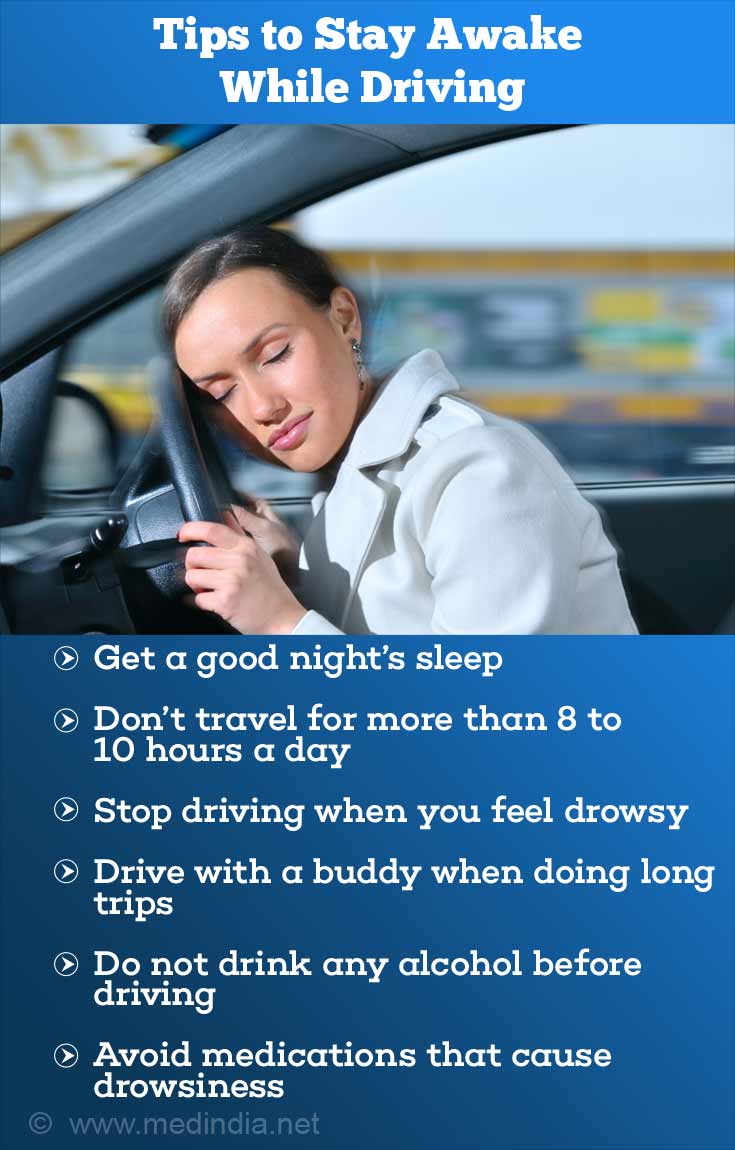 stay awake while driving