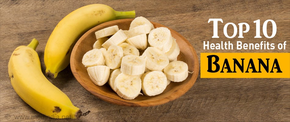 Top 5 health benefits of bananas