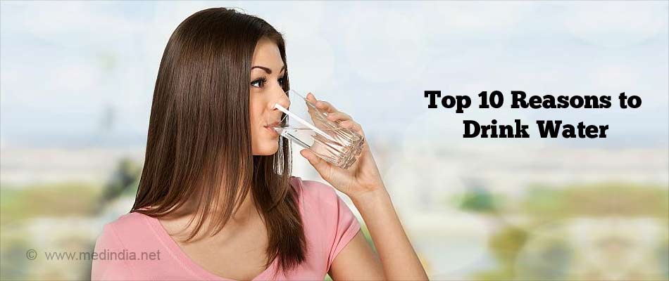 Top 10 Reasons to Drink Water