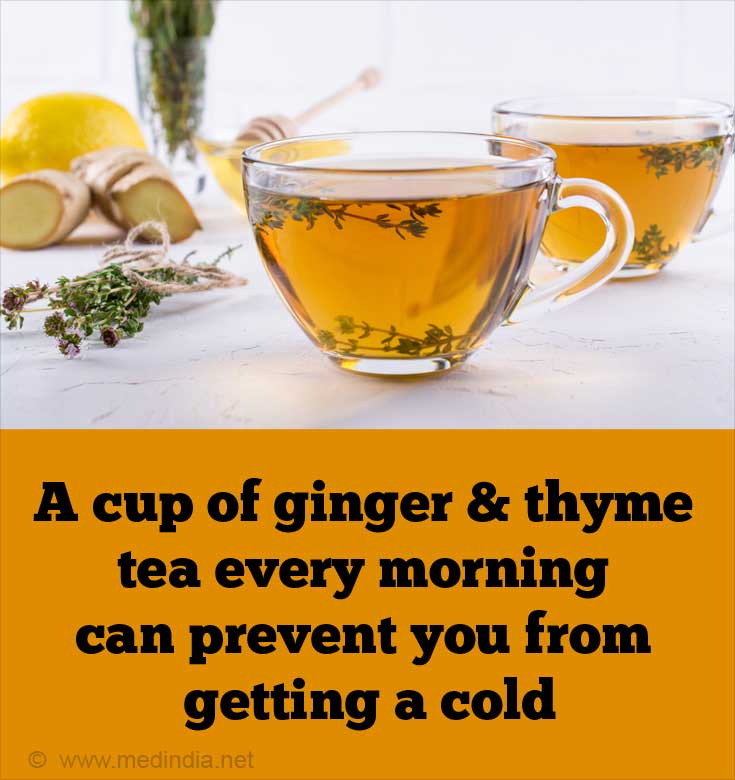 Ginger and Thyme Tea Ginger and Thyme Tea