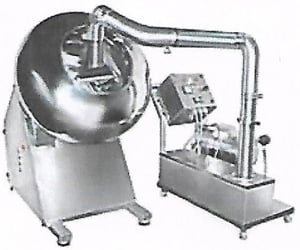 Coating Pan With Hot Air Blower
