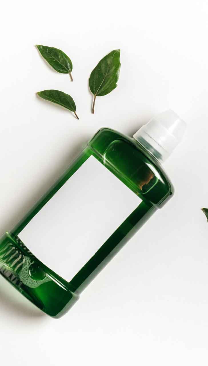 Disinfect with mouthwash