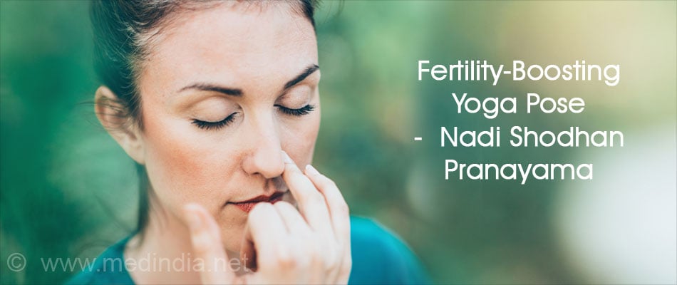 Fertility-Boosting Yoga Pose - Nadi Shodhan Pranayama Fertility-Boosting Yoga Pose - Nadi Shodhan Pranayama